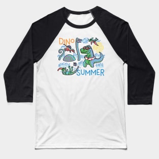 Dino summer Baseball T-Shirt